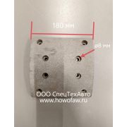 Накладка тормозная передняя Тиемо 