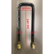 Стремянка п/п квадратная 20*90*340 20*90*340